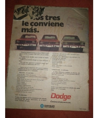 Revista El Gráfico 13 5 1969 N2588 (Usado)