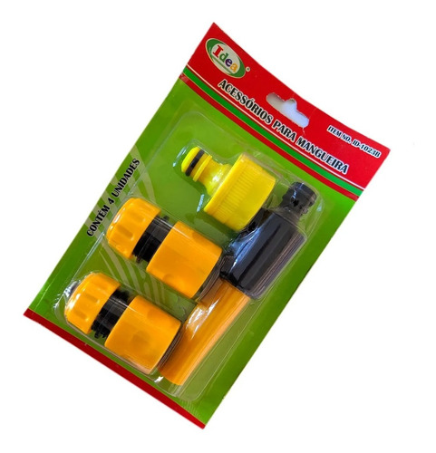 Kit Acessórios Para Mangueira Esguicho 4 Peças - Idea 1023b