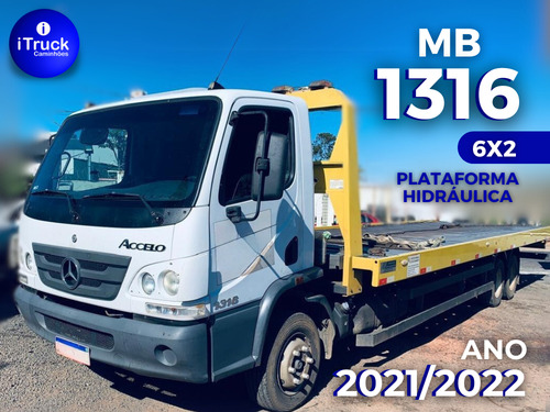 Mb 1316 Accelo 6x2 Ano 2021/2022 Plataforma Hidr. 9 M. =1319