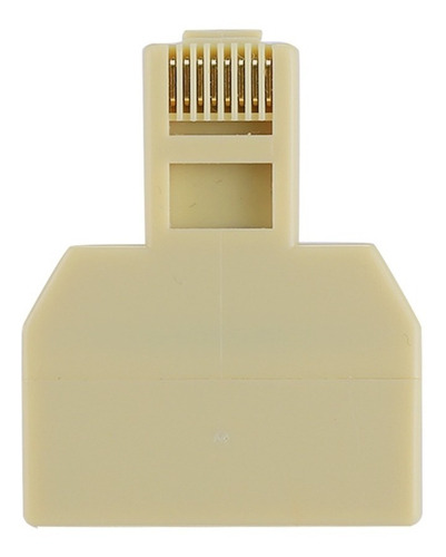 Rj45 Doble Puerto Ethernet Lan Adaptador Red Conector