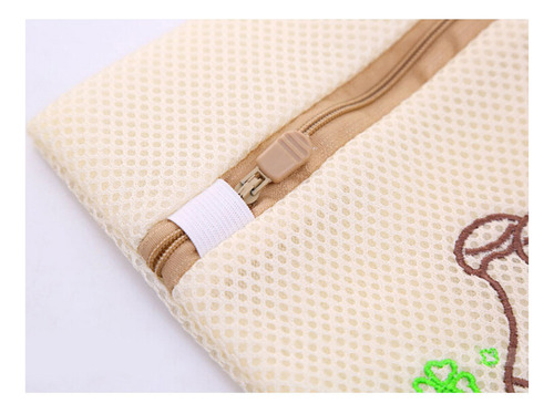 Bolsa De Lavandería De Malla De Doble Capa, Engrosada, Con C