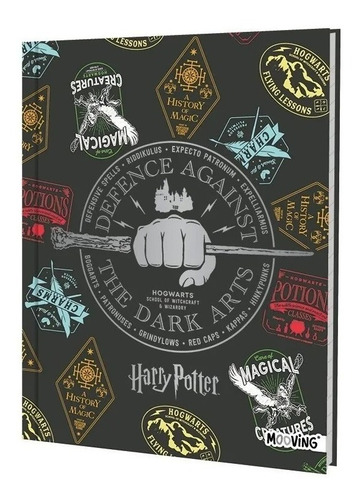 Cuaderno Mooving 16x21cm Tapa Dura 48 Hojas Harry Potter