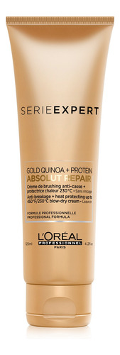 Crema Para Peinar Absolut Repair Gold Quinoa 125 Ml Loreal