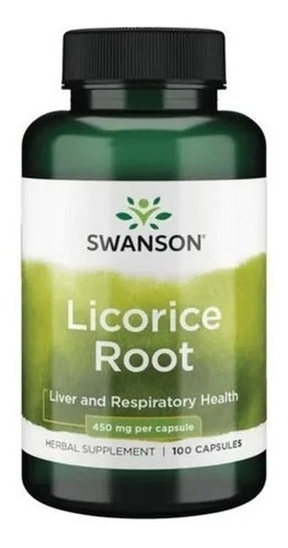 Licorice Root Regaliz 450mg 100cap Envio Gratis