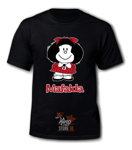 Polera, Mafalda Clasico, Tira Comica, Quino / The King Store