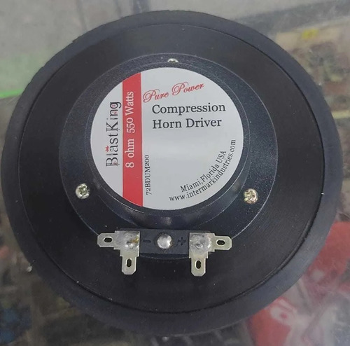 Imagen 3 de 4 de Driver 1 Pulgada 450 Wattios Blastking Modelo: 72bdum180