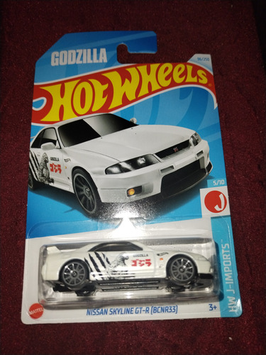 Nissan Skyline Gt-r [bcnr33] Godzilla Hot Wheels 