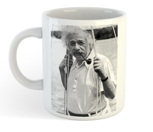 Taza De Ceramica Albert Einstein Ciencia Fisica Teoría