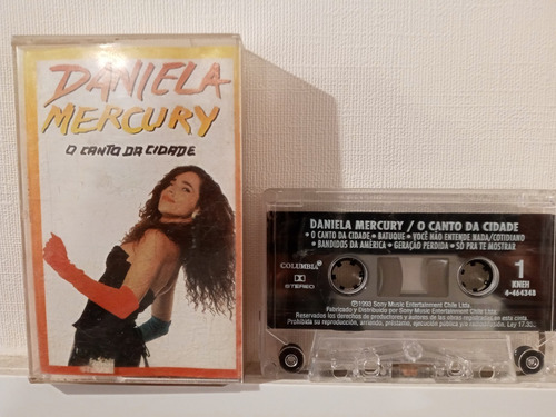 Cassette De Época Daniela Mercury - O Canto Da Cidade