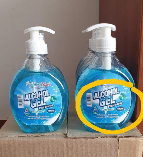 Alcohol Gel Jabón Antibacterial Delivery Gratis