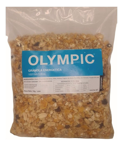 Granola Energética 100% Natural Olympic Pack X2 U.