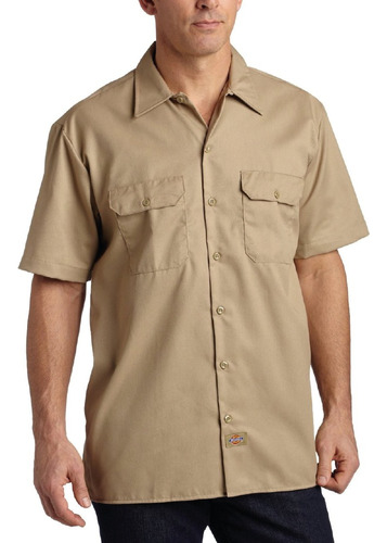 Dickies 1574 Camisa De Trabajo Manga Corta Camisola S-2xl