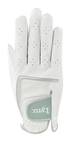 Guantes De Golf Lynx Golf- Ladies Tigress Tech Glove White M