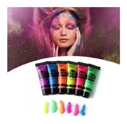 6 Pigmenti UV Fluorescenti Per Plastica Morbida - Day Glow Trasparenti - 250g - Foto 4