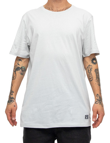 Polera Gangsta Branded Light Grey