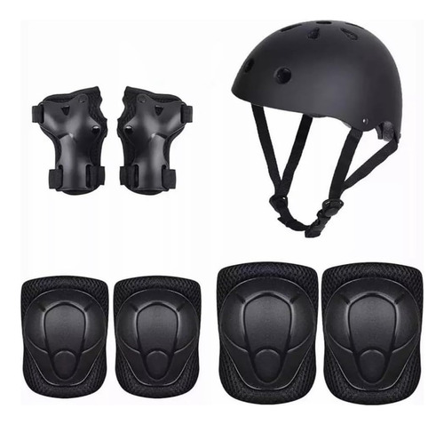 Juego De Casco De Bicicleta Para Niños, Rodilleras, Coderas