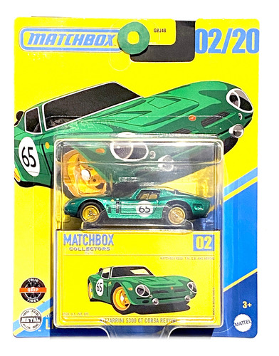 Matchbox Collectors Bizzarrini 5300 Gt Corsa Rivival Verde