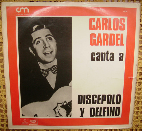 Carlos Gardel Canta A Discepolo Y Delfino - Lp Vinilo Promo