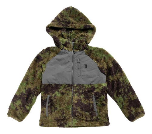 Polar Stoked Pulguita Reciclado Camo Verde