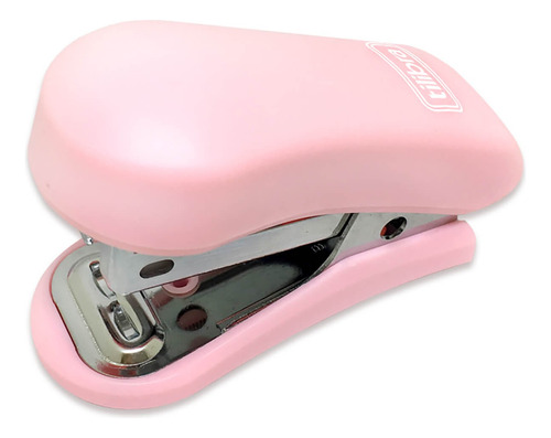 Grampeador Rosa Mini G101 C/ Extrator 12 F 26/6 24/6 Tilibra