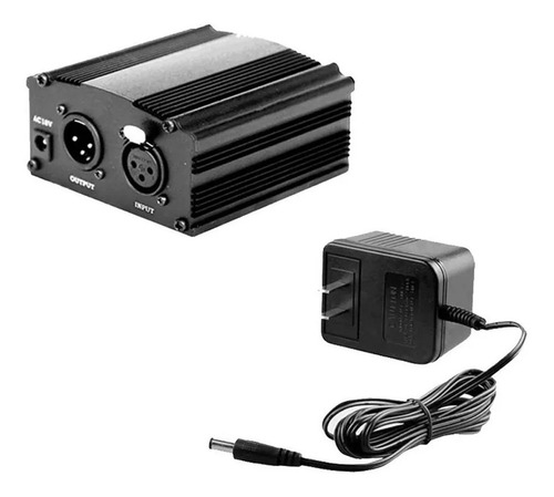 Phantom Power Fonte Skypix 48v Xlr Microfone 110v Ph48v