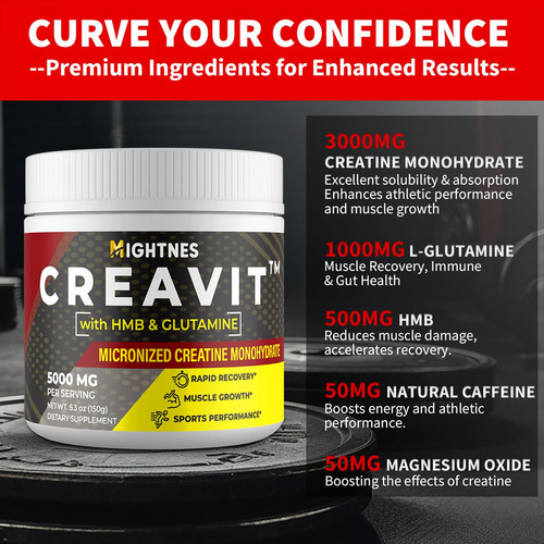 Polvo De Creatina Para Hombres - Creatine Hmb - Creatina Par