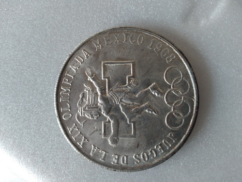 Imagen 1 de 2 de Moneda Juegos De Xix Olimpiada Mexico 1986