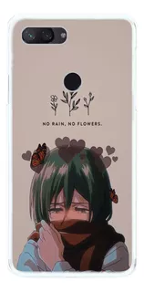 Capinha Compatível Attack On Titan Mikasa Flowers - Xiaomi