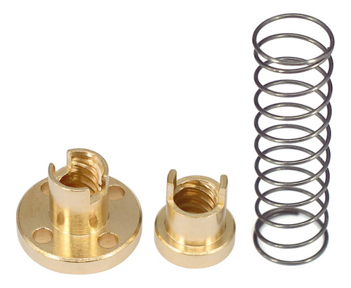 Tornillo T8 Con Holgura, Tuerca, 2 Mm, Paso De 2 Mm, Impreso