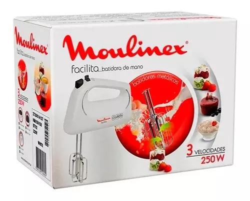 Batidora De Mano Moulinex Facilita Hm150158 Blanca 220 v