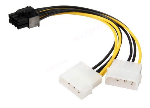 Adaptador Molex A 8 Pines Para Tarjeta Grafica