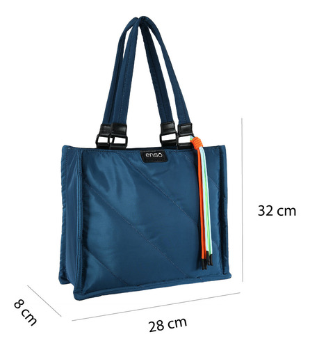 Bolsa Tote Enso Mujer Eb25507ttbl Azul