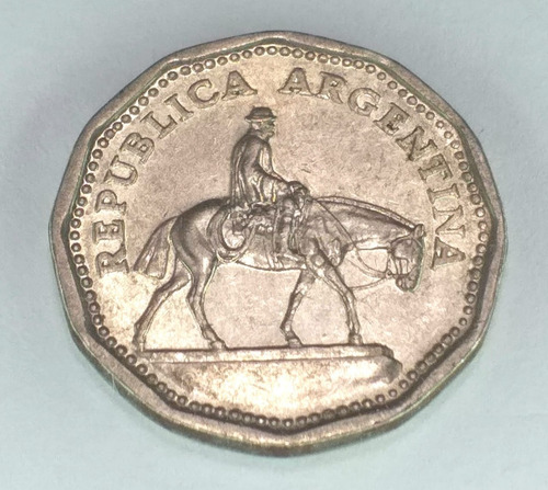 Antigua Moneda 10 Pesos 1964 Republica Argentina (Usado)