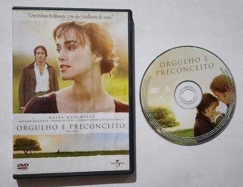 Dvd Orgulho E Preconceito - Keira Knightley Original