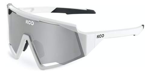 Gafas De Ciclismo Koo Spectro White/silver Lente Gris