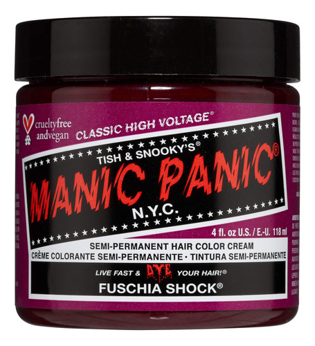 Amazonusbeauty Manic Panic Crema De Color De Cabello Semipe.