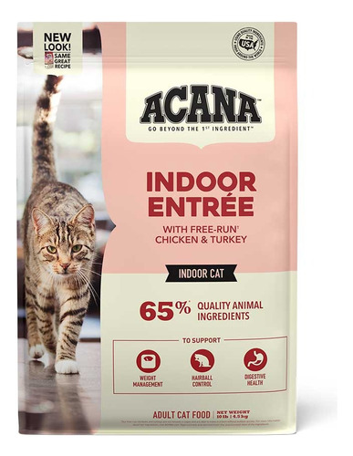 Alimento Para Gatos Adultos Acana Cat Indoor Entree 4.5kg Np