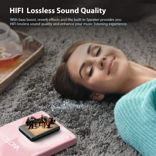 Reproductor Mp3 Yffizq, Bluetooth, Bocina Integrado, 80gb