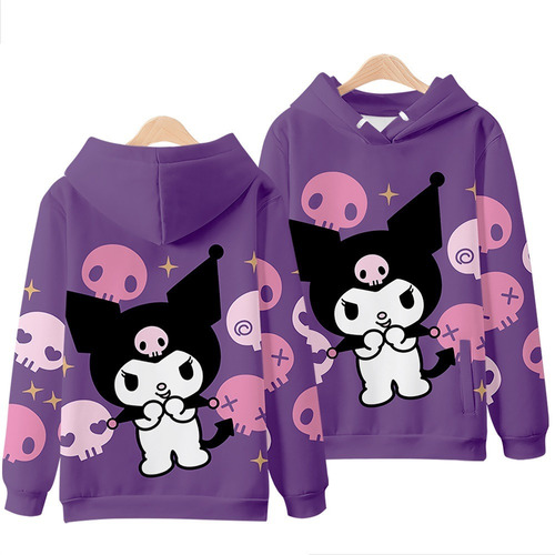 Cosplay Kuromi Sweet Wind Sudadera Con Capucha Suéter Ninos