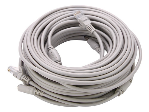 A Cable Cctv Ethernet Rj45+dc De Los 5m/10m/15m/20m For Las