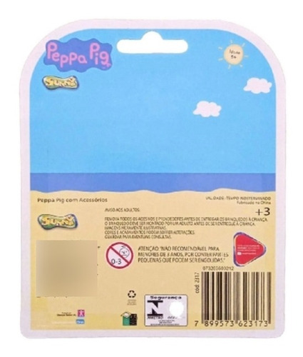 Peppa Pig Vai A Praia Com Acessórios Divertidíssimo