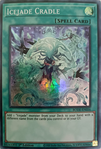 Yugioh! Icejade Cradle Bode-en056 1st Edition