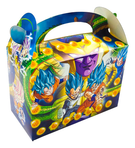 Caja Cajita Feliz Sorpresa X6 Unidades Dragón Ball Goku