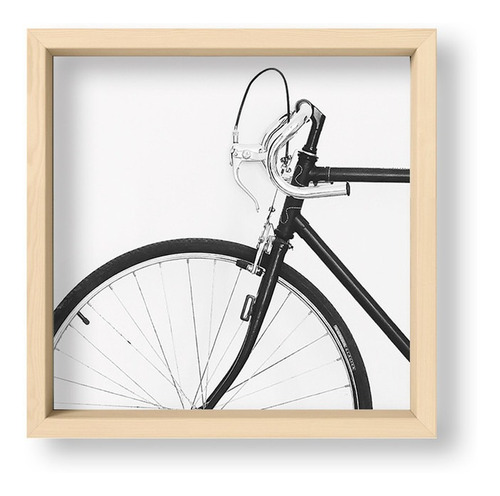 Cuadros Decorativos 20x20 Box Natural Bicicleta Frente