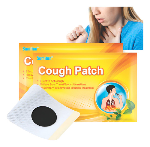 Parche Sumifun Herbal Natural Alivia Tos Gripa 6 Parches Color Parche Para La Tos