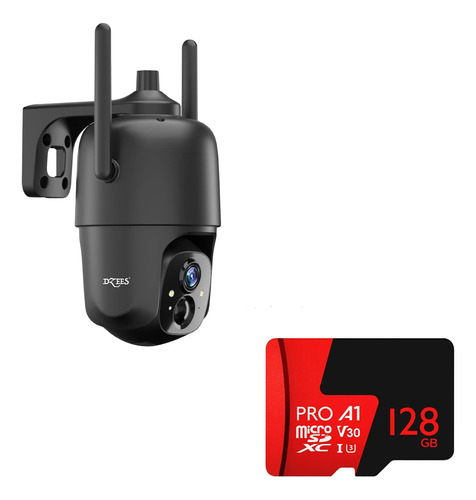 Dzee Camara Seguridad Inalambrica Para Exterior Micro Sd 128