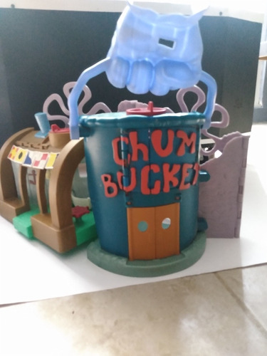 Krusty Krab And Chum Bucket- Mattel