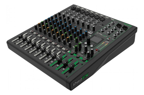 Mezcladora Mackie, 12 Canales, Usb, Profx12v3+