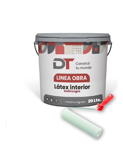 Pintura Latex Antihongo Humedad Interior Lavable 20 Lts 