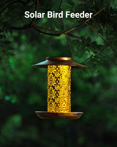 Comederos Solares Para Pajaros Mejorados En 2022 Para Ext...